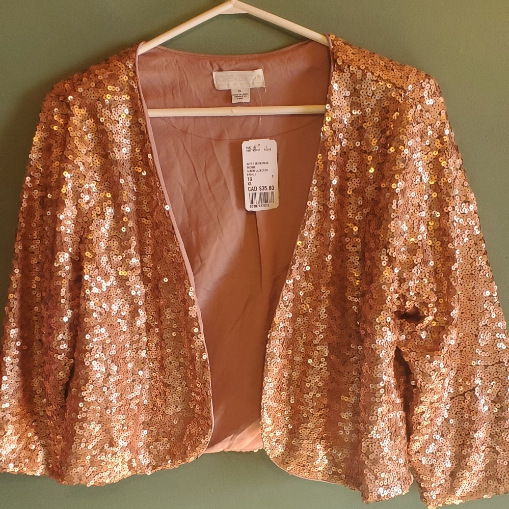 Forever 21 XL Sequin Jacket